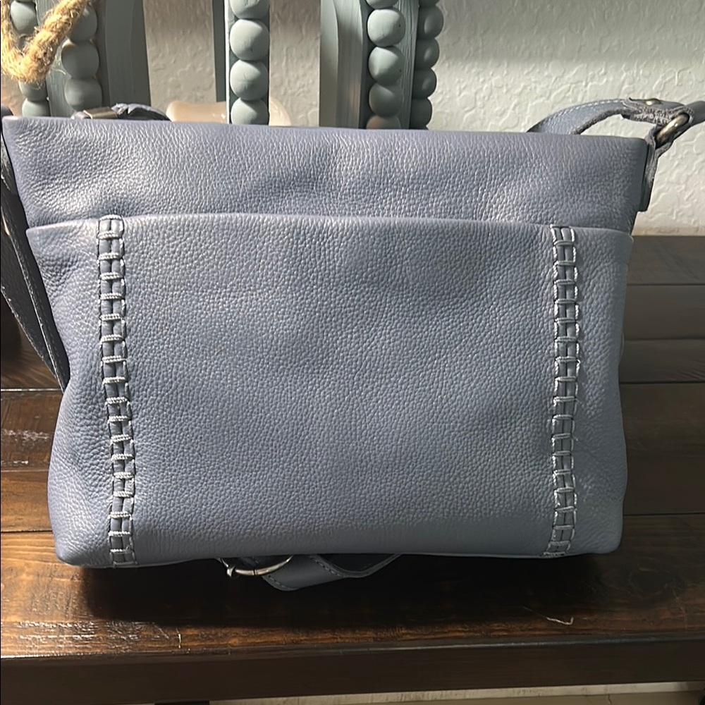 The Sak Light Blue Leather Women's Bag
